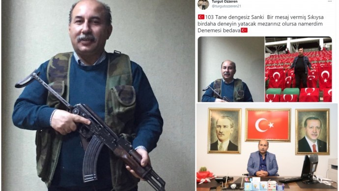 AKP Diyarbakır yöneticisinden kalaşnikoflu tehdit