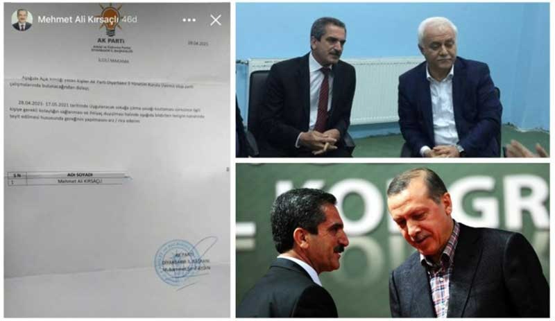 Diyarbakır’da AKP’lilere izin belgesi dağıtıldı