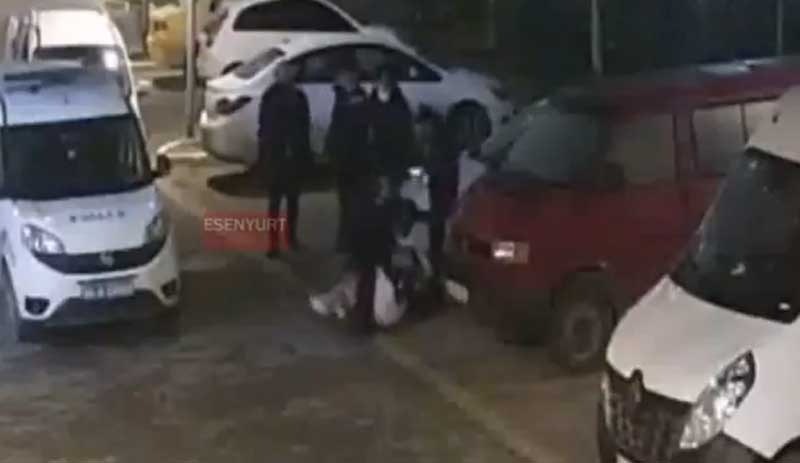 Bir kadın polisler tarafından yere yatırılarak darp edildi