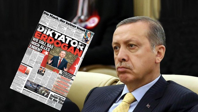 Bild’in ‘Diktatör Erdoğan’ manşetine 1 yıl 3 ay hapis