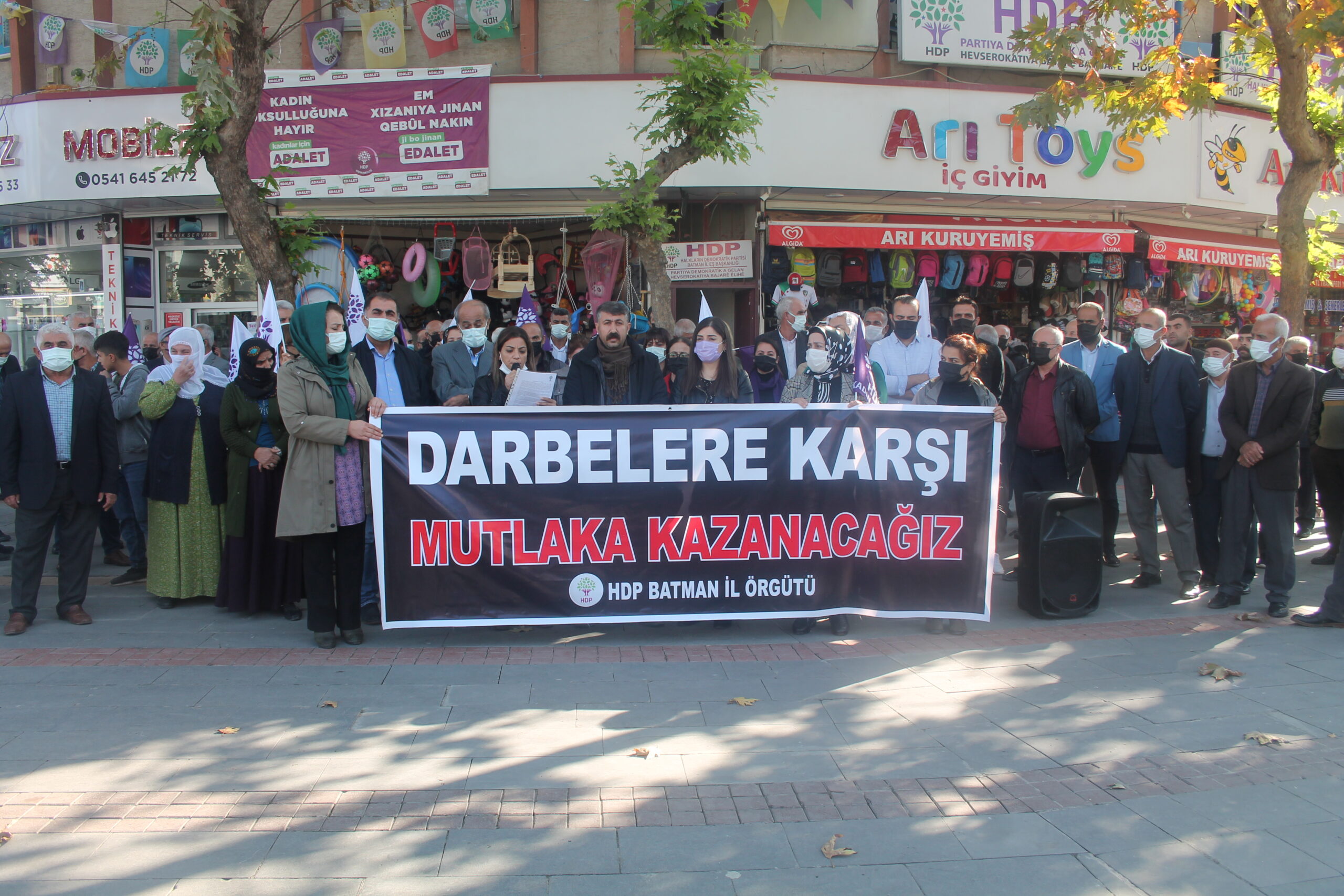 Batman’da 4 Kasım protestosu: HDP değil iktidar çözüldü