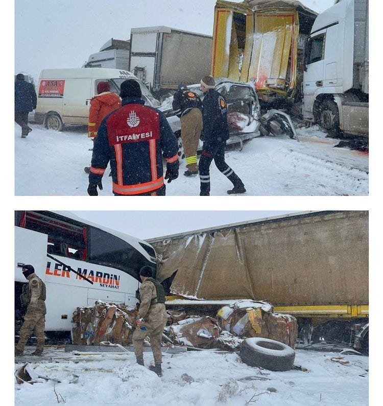 Kızıltepe’de zincirleme kaza: 3 ölü çok sayıda yaralı