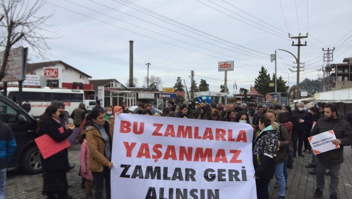 Zamlara tepki: Ülkede kriz, sokakta isyan var
