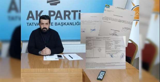 AKP’li Tatvan belediyesinden, AKP’li gençlik kolları başkanına her ay maaş gibi ödeme