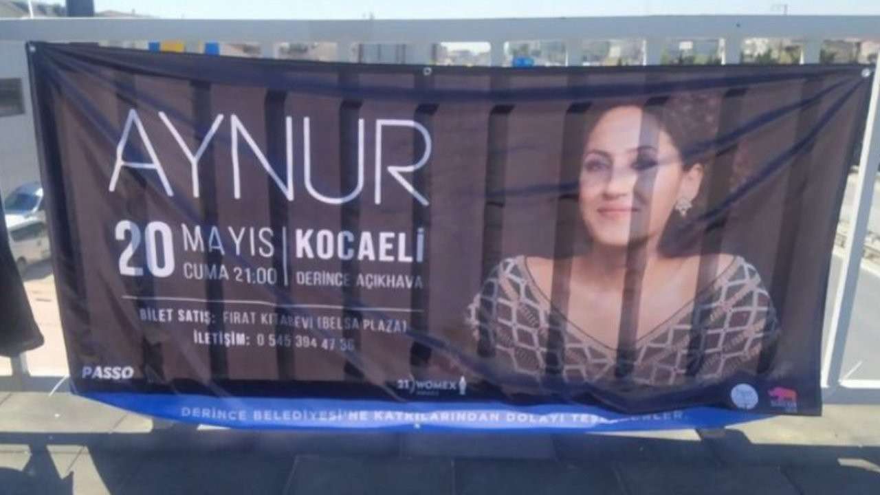 AK Partili Derince Belediyesi, Aynur Doğan’ın konserini iptal etti