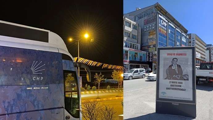 Kayyım belediyesinden ‘kışkırtma’: CHP Çalıştayı öncesi Van sokaklarına Menderes afişleri asıldı