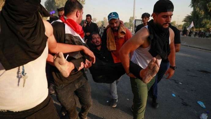 Irak’taki eylemlerde 8 kişi öldü, 100’den fazla kişi yaralandı
