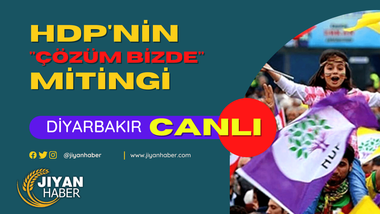 HDP’nin “Çözüm Biz’de” mitingi başladı | CANLI