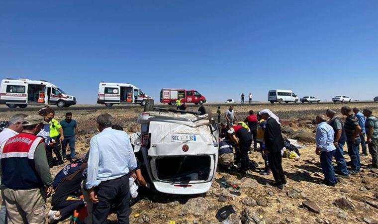 Diyarbakır – Urfa yolunda kaza: 1 Ölü 3 yaralı