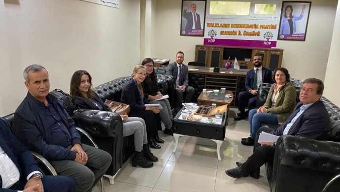 İngiliz büyükelçiliğinden HDP Mardin il örgütüne ziyaret