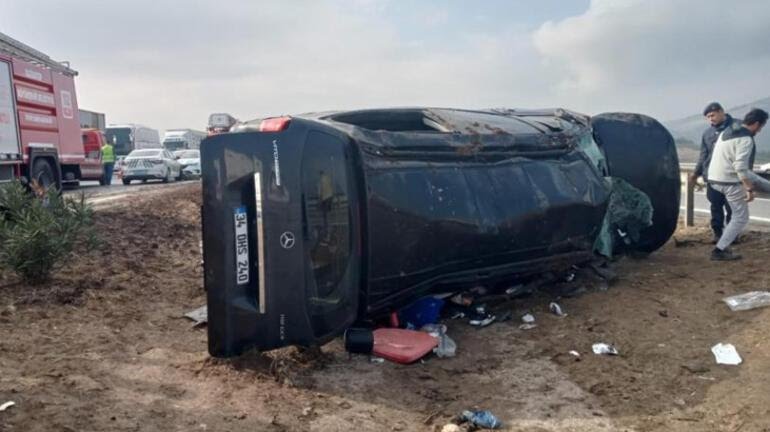 Hatay’dan Siirt’e gelen düğün konvoyu kaza yaptı: 1 Ölü 10 yaralı