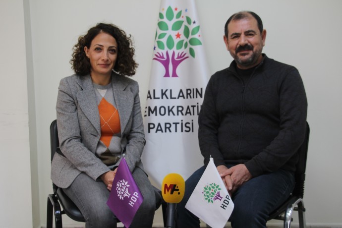 HDP Diyarbakır il eşbaşkanlığına Atasoy ve Ceylan yeniden seçildi