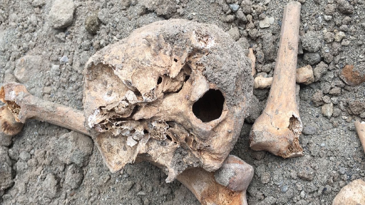 Van’da inşaat kazısında insan kemikleri çıktı
