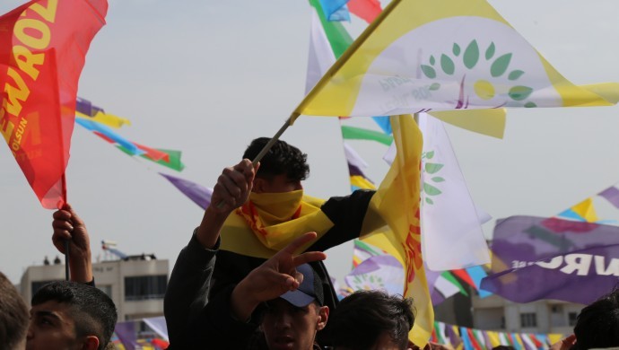 Nusaybin Newrozu sloganlarla başladı