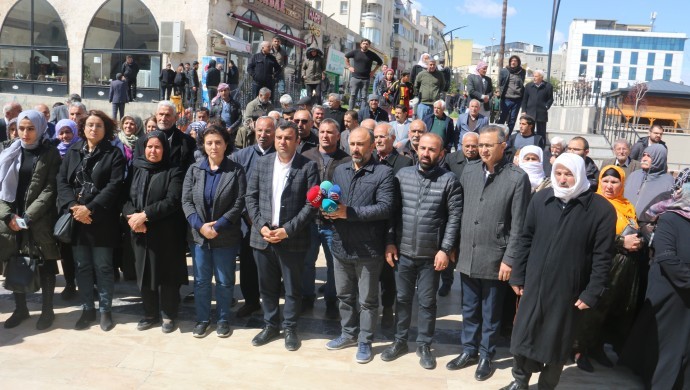 Urfa’da 23 kişinin tutuklanması protesto edildi