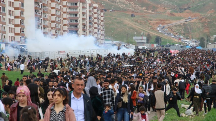 Cizre Newrozu’ndan sonra yürüyüş