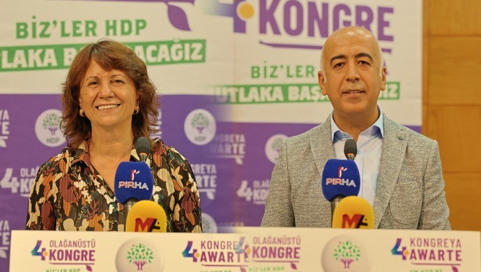 HDP’nin yeni Eş Genel Başkanları Özcan ve Kırkazak oldu