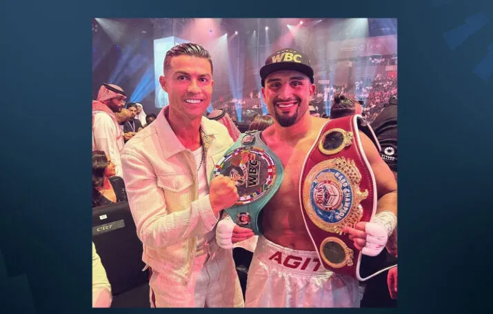 Cristiano Ronaldo, Dünya şampiyonu olan Kürt Boksör Agit’i tebrik etti